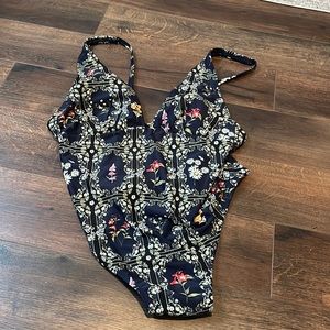NWT ltd edition Aquabendita for target floral one piece size XL